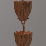 Fluted Rain Chain