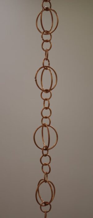 Large Double Loop Rain Chain