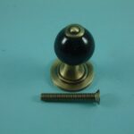 Window Shutter Knob - Black Ceramic
