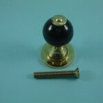 Window Shutter Knob - Black Ceramic