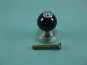 Window Shutter Knob - Black Ceramic