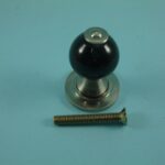 Window Shutter Knob - Black Ceramic