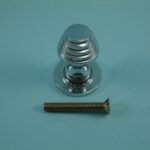 Window Shutter Knob - Reeded Style