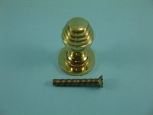 Window Shutter Knob - Reeded Style