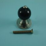 Window Shutter Knob - Black Wood