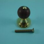 Window Shutter Knob - Rosewood