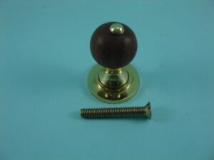 Window Shutter Knob - Rosewood