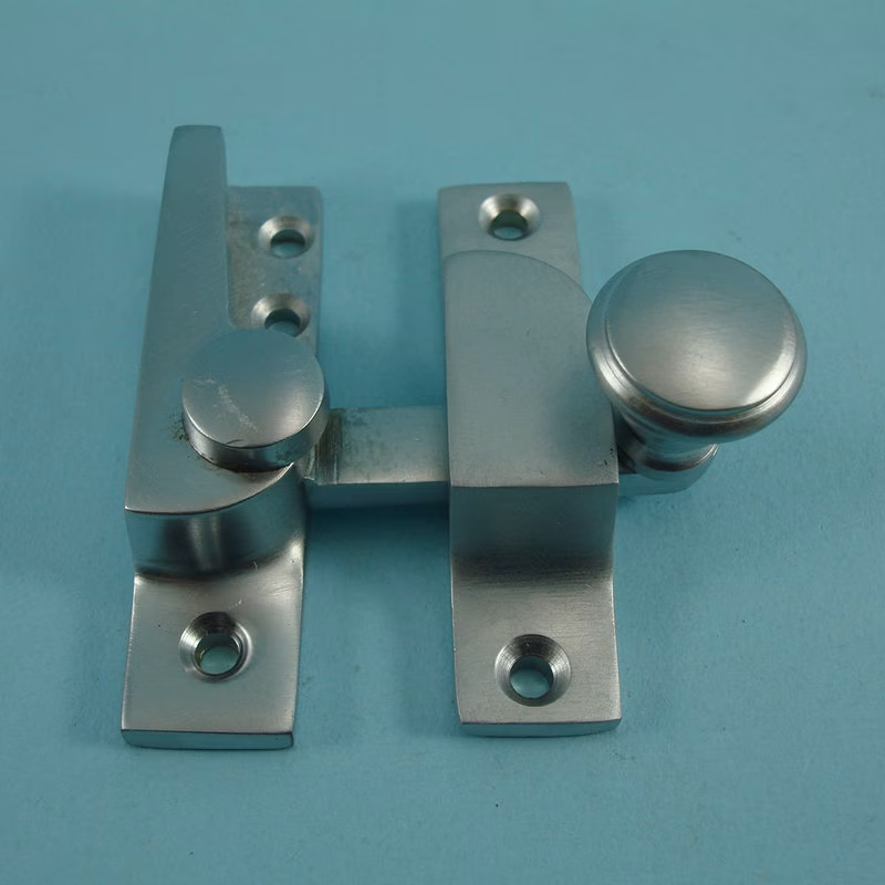 Straight Arm Fastener - Raised Round Knob - Non-Locking