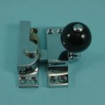 Straight Arm Fastener - Black Ceramic Knob - Non-Locking