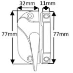 Zinc Alloy Modern Cam Fastener - Non-Locking