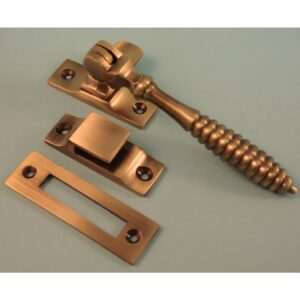 Reeded Casement Fastener with Hook & Mortice Plate