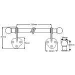 Victorian Sash Bar: Ball Ends