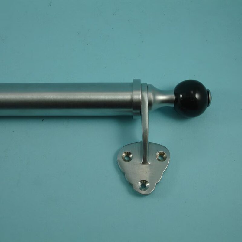 Victorian Sash Bar: Black Ceramic Ends