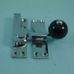 Quadrant Fastener - Black Ceramic Knob - Non-Locking