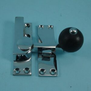 Quadrant Fastener - Black Wood Knob - Non-Locking