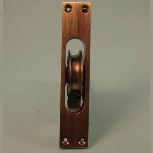 Traditional Heavy Cast Brass Pulley