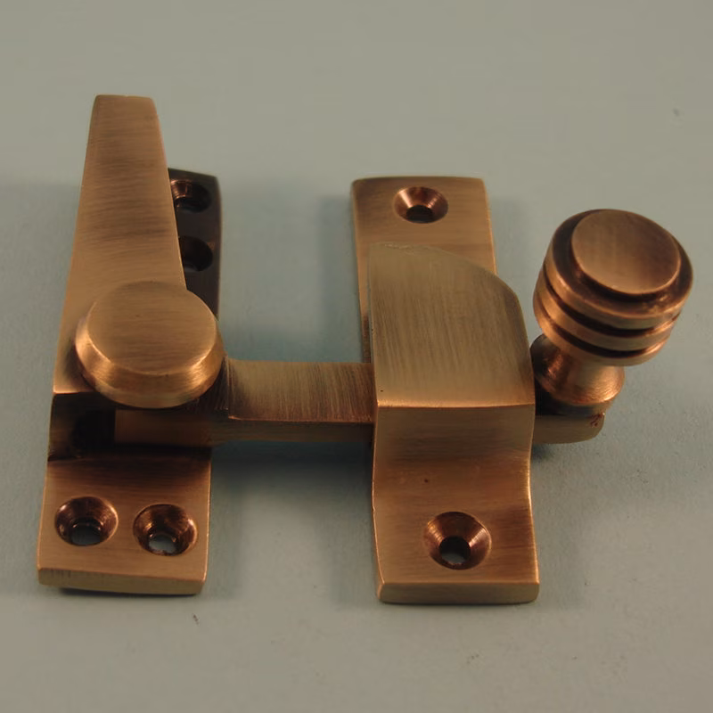 Straight Arm Fastener - Reeded Knob - Non-Locking