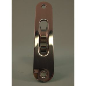 1 ¾" Brass Wheel Pulley - Radius Faceplate