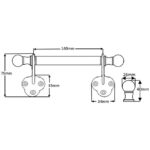 Victorian Sash Bar: Ball Ends