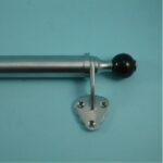 Victorian Sash Bar: Black Ceramic Ends
