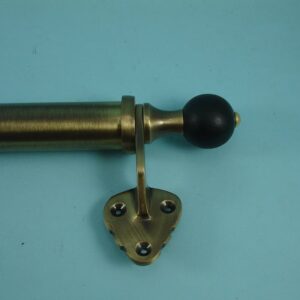 Victorian Sash Bar: Black Wood Ends