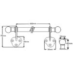 Victorian Sash Bar: Ball Ends
