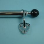 Victorian Sash Bar: Black Ceramic Ends