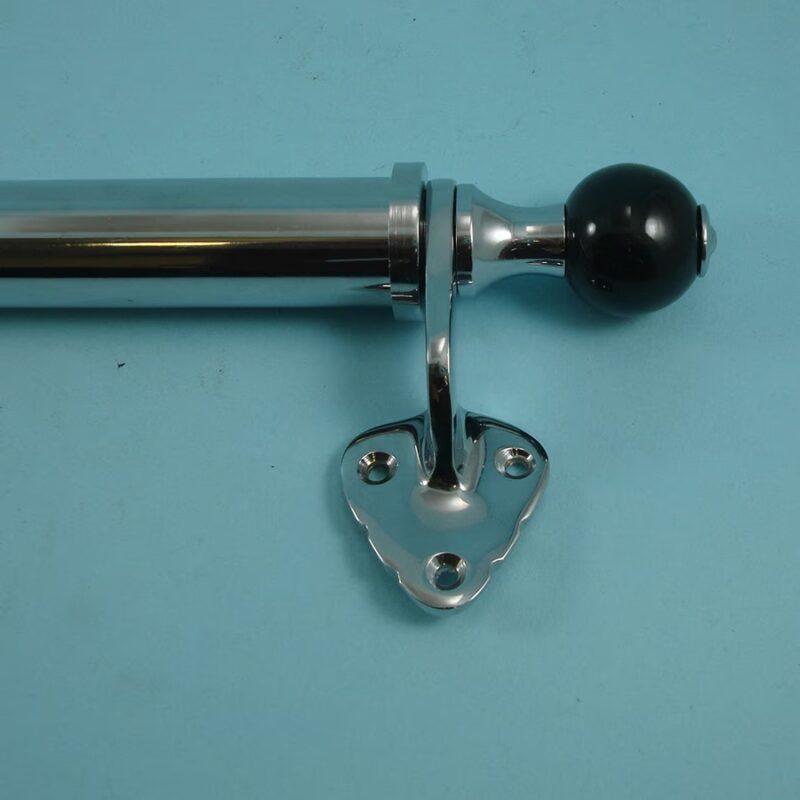 Victorian Sash Bar: Black Ceramic Ends