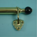 Victorian Sash Bar: Black Ceramic Ends