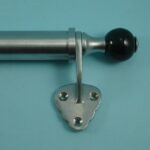 Victorian Sash Bar: Black Ceramic Ends