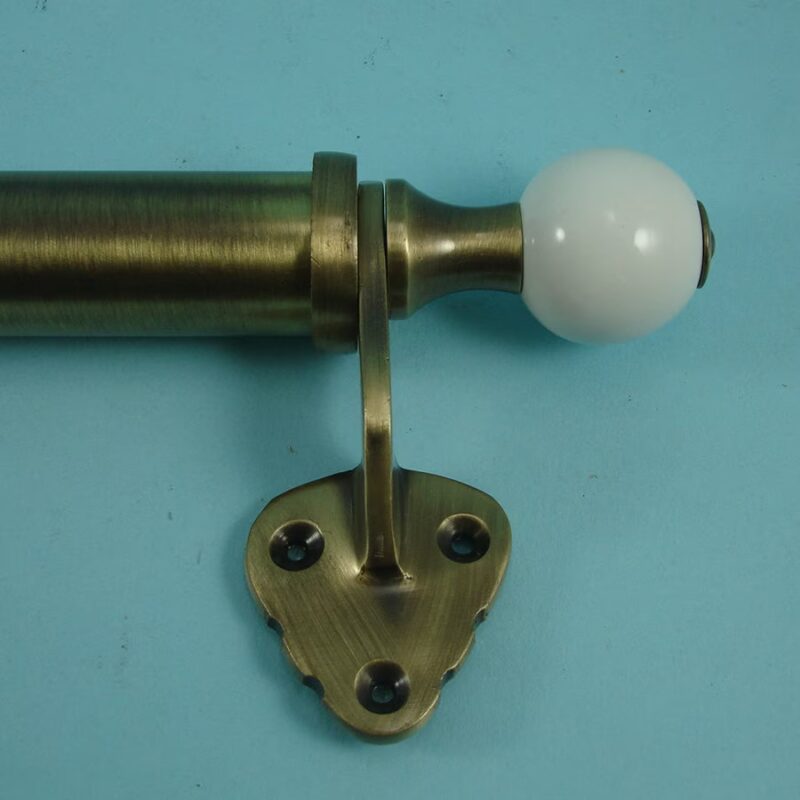 Victorian Sash Bar: White Ceramic Ends