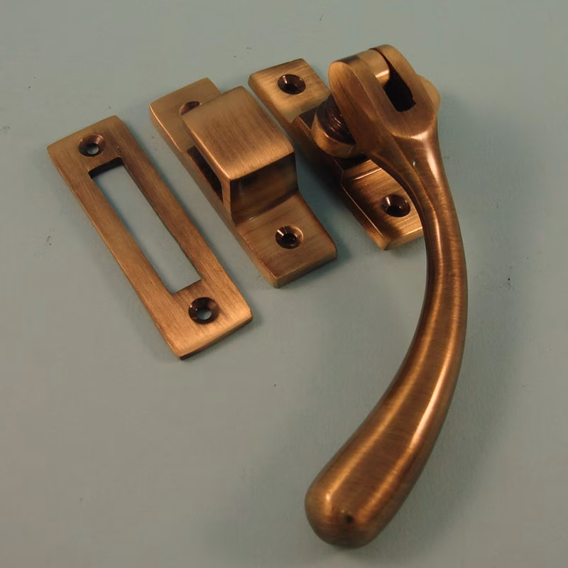 Bulb End Casement Fastener with Hook & Mortice Plate