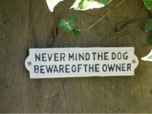 Sign (Never Mind The Dog)