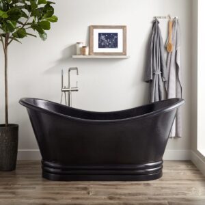 Raye Double Slipper Pedestal Bath