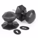 Octagonal Mortice/Rim Knob Set