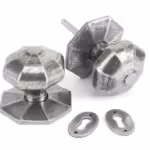 Octagonal Mortice/Rim Knob Set
