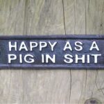 Sign (Happy Pig)