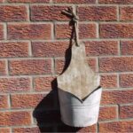 Galvanised Wall Planter