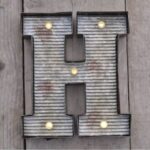Fairground Letter (H)