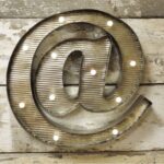 Fairground Letter (@)
