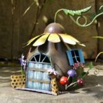 Fairy Sunflower House Garden Ornament