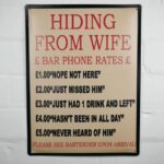 Sign (Hiding From Wife)