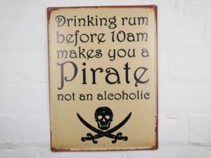 Sign (Drinking Rum)