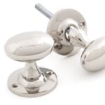 Oval Mortice/Rim Knob Set