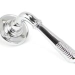 Reeded Lever on Rose