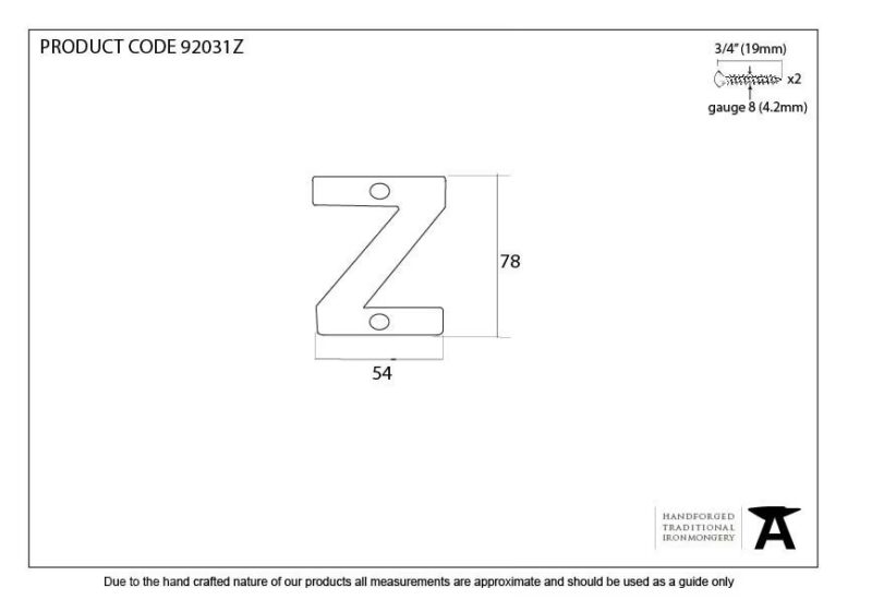 92031Z Drawing