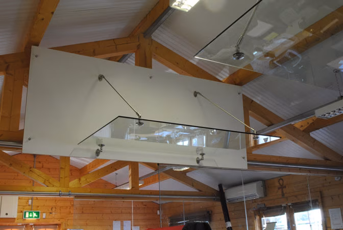 Oval Type Bracket - No Glass Supplied