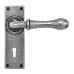 Derwent Lever Door Handle On Lock Backplate - Sprung