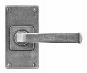 Allendale Door Lever On Jesmond Short Latch Backplate - Sprung