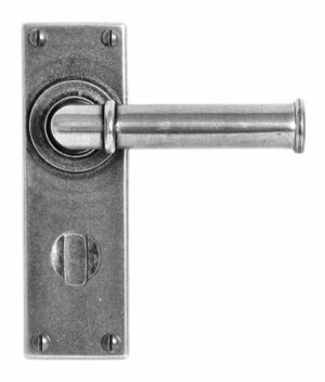 Wexford Door Lever On Bathroom Backplate - Sprung